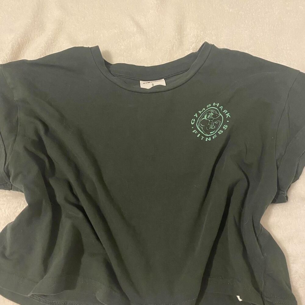Gymshark Women's Black Crop-top Size Small